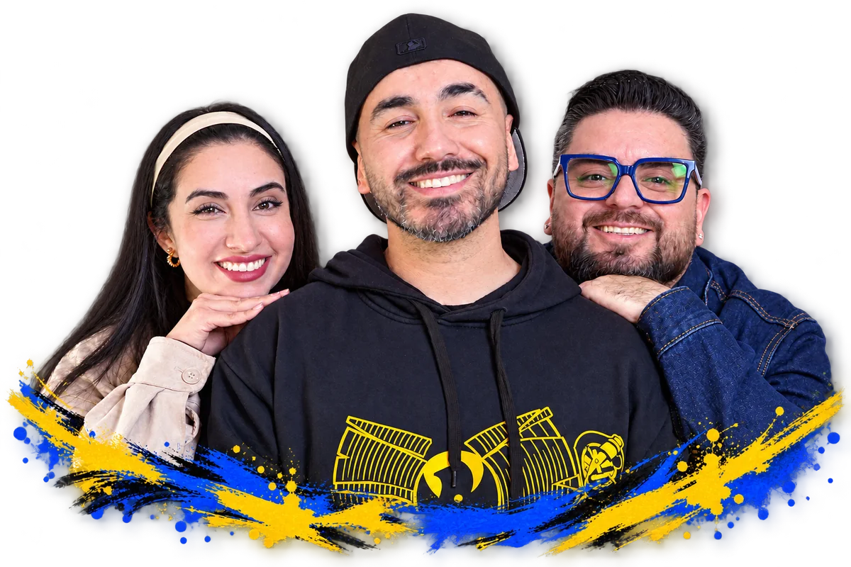 Lita, Claudio y Erwin, los conductores de ¿Y cómo voh?